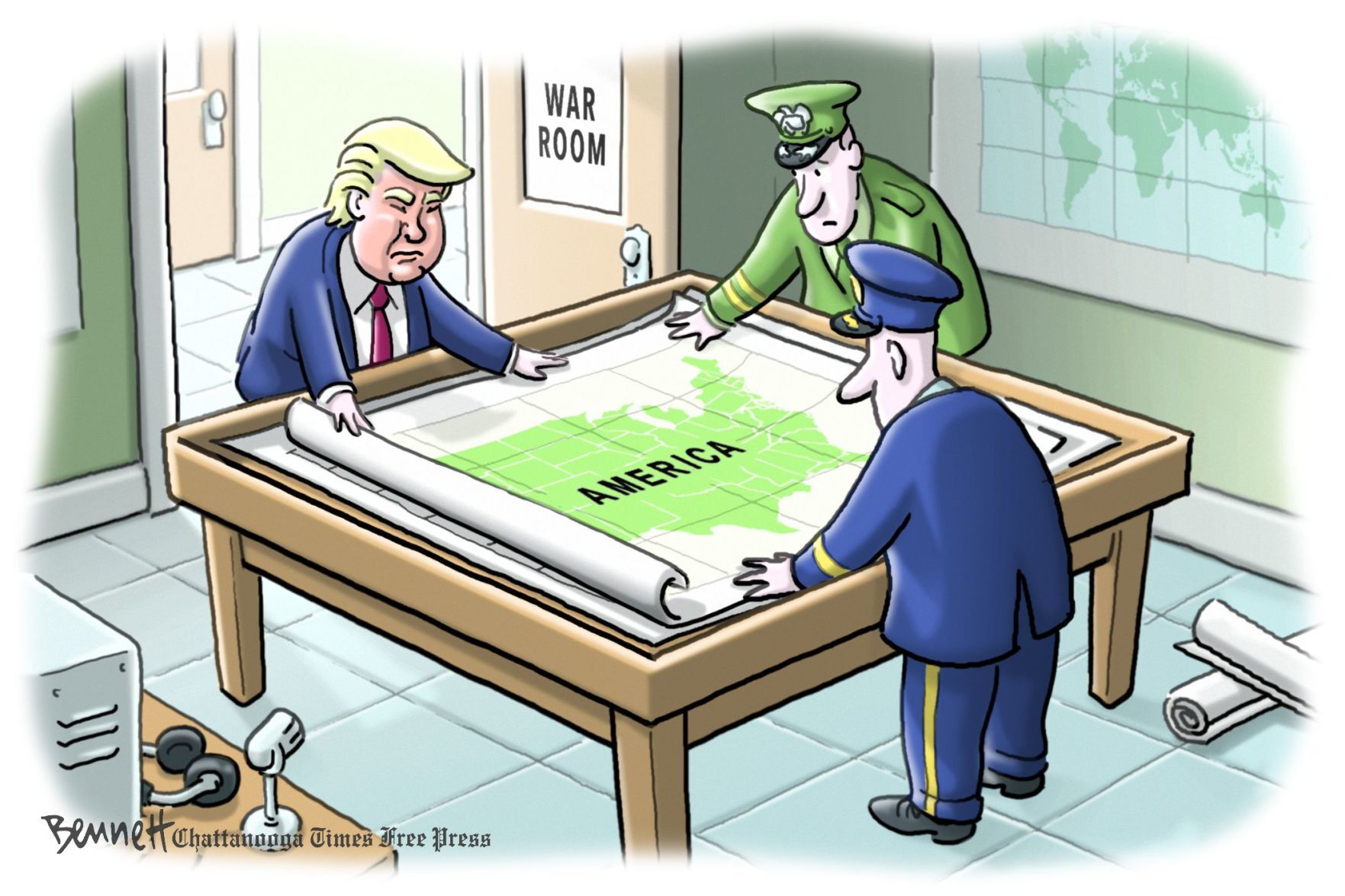 Clay Bennett editorial cartoon